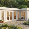 Log cabin UK, The Little Cabin Company Log cabin UK, log cabin kit, garden cabin, log homes, holiday homes, wooden sheds, garden buildings and cabins. Camping pods, flat pack garden buildings, UK, cabin kits, wooden homes Burnet, This large 2 room summer house is made from thick 70mm logs, with large double glazed windows and doors. Perfect as a summer home or garden room