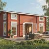 Meadowsweet lodge, luxury garden cabin, 44mm log cabin, log cabin company UK, garden room, wooden garden cabin, garden retreat