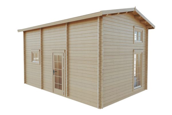 Poppy lodge, luxury garden cabin, 44mm log cabin, log cabin company UK, garden room, wooden garden cabin, garden retreat