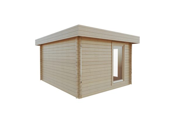 Privet luxury garden cabin, 44mm log cabin, log cabin company UK, garden room, wooden garden cabin, garden retreat
