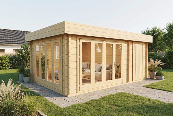 Sundew 70mm summer house with storage