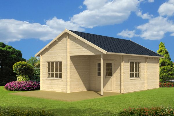 Yarrow summerhouse, luxury garden cabin, 58mm log cabin, log cabin company UK, garden room, wooden garden cabin, garden retreat