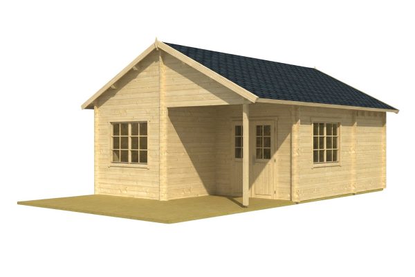 Yarrow summerhouse, luxury garden cabin, 58mm log cabin, log cabin company UK, garden room, wooden garden cabin, garden retreat