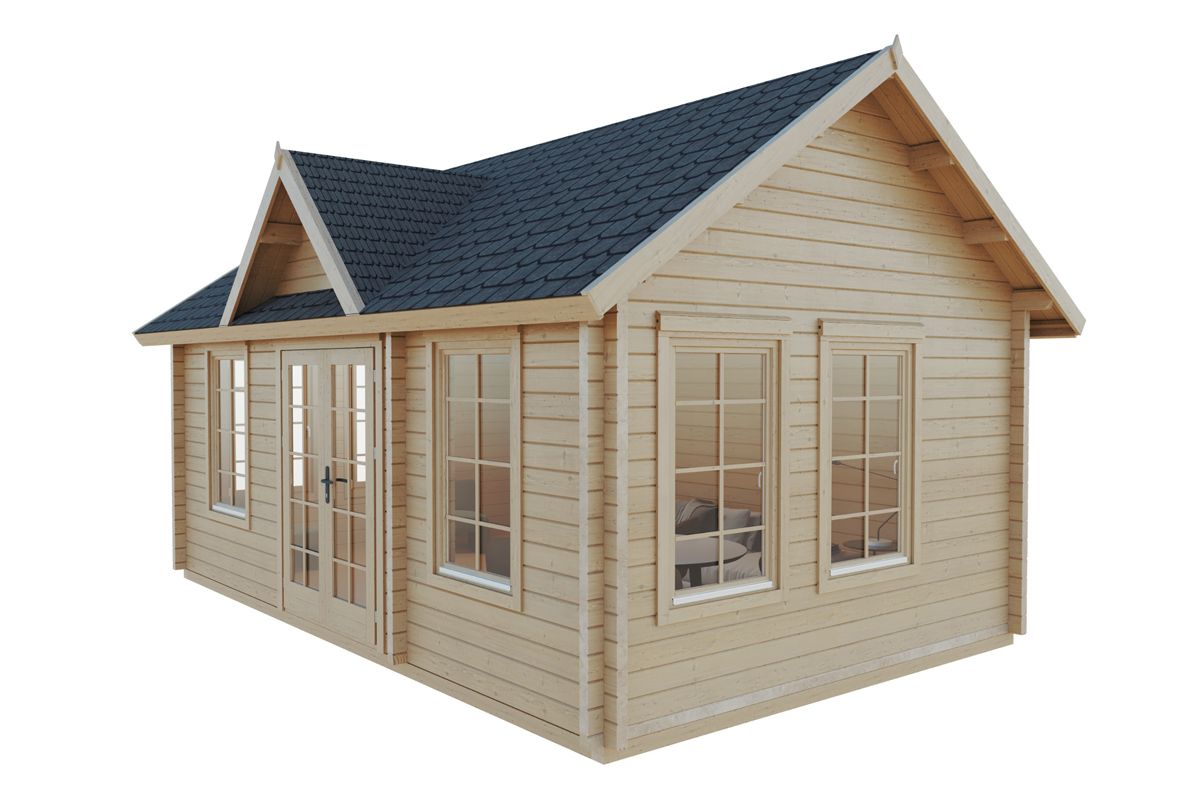 The Little Cabin Company Log cabin UK, log cabin kit, garden cabin, log homes, holiday homes, wooden sheds, garden buildings and cabins. Camping pods, flat pack garden buildings, UK, cabin kits, wooden homes Barn owl interlocking log cabin with 70mm walls log cabin summer house